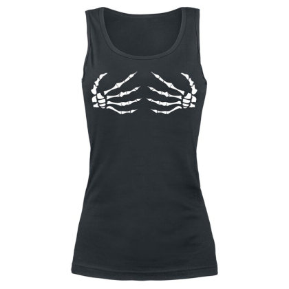 Womens casual skull print vest