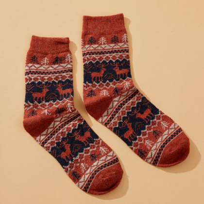 Calcetines Navideños Con Personalidad Divertida